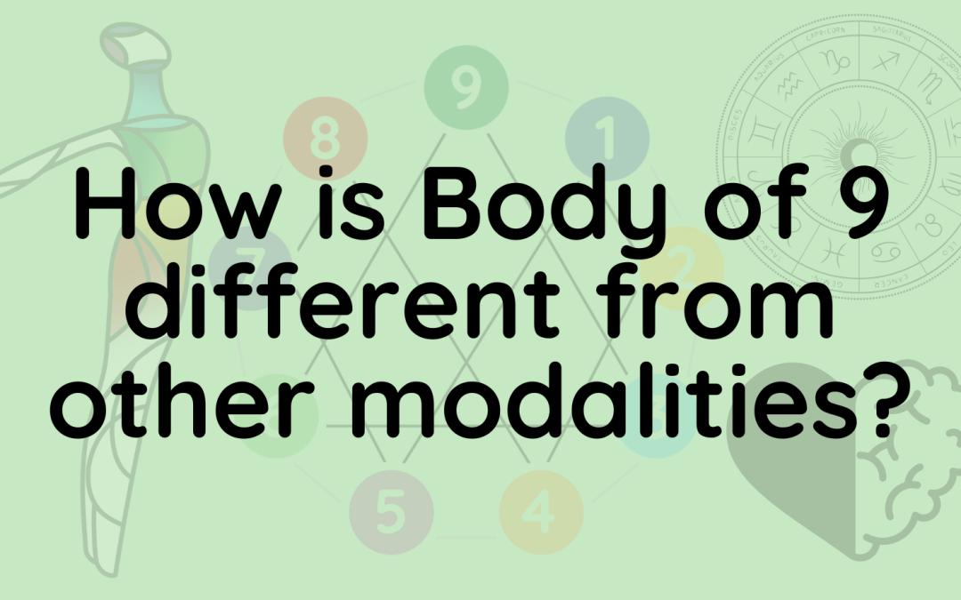 How is Body of 9 different from other modalities?