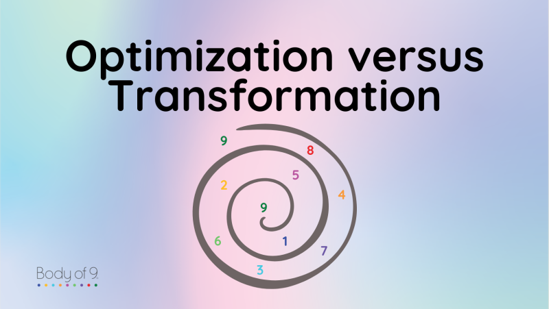 Optimization versus Transformation